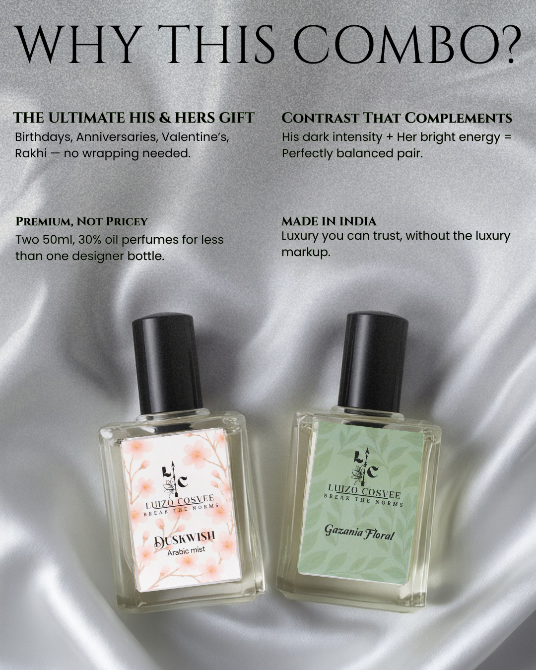 The Magnetic Duo (Gazania Floral & Duskwish)