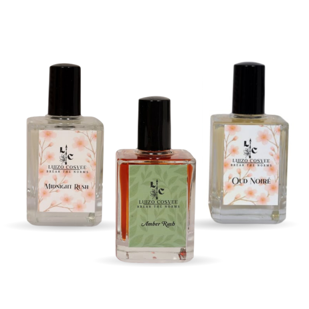 Oud Noire + Midnight Rush + Amber Rush | Diwali Special 3-Piece Gift Set